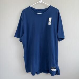 The Nike Tee Men’s Nike Air Cotton T-Shirt Dark Blue Sz XXL Premium Finish